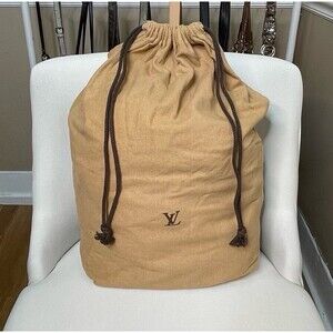 Louis Vuitton Authentic Vintage Light Brown Drawstring Dust Bag
